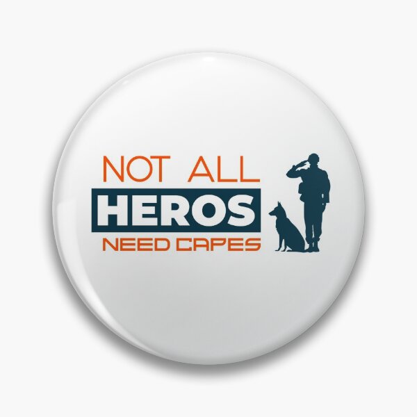 Item preview, Not All Heros Need Capes - Veteran 3 designed and sold by GlitterState.