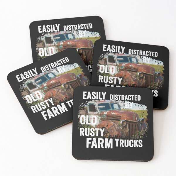 Item preview, Vintage fun; Easily distracted by old rusty farm trucks designed and sold by Department61.