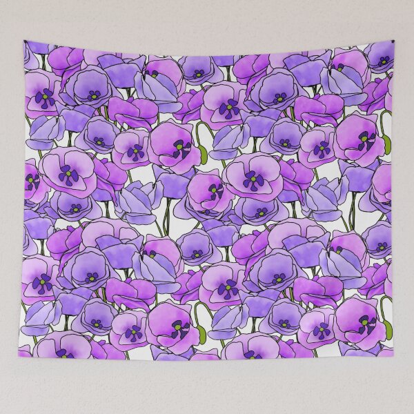 Item preview, Large Purple Poppy designed and sold by Crafted-Pear.