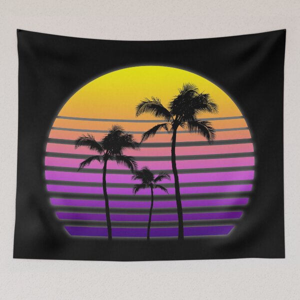 Item preview, Synthwave Sun Retro 80s designed and sold by ind3finite.