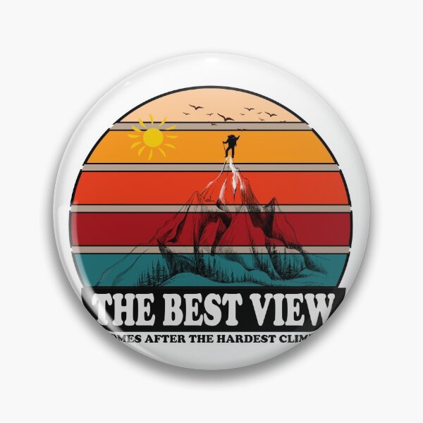 Item preview, the best view comes after the hardest climb mountains design for Climbers designed and sold by Hero Prod.