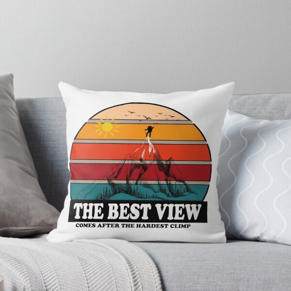 Item preview, the best view comes after the hardest climb mountains design for Climbers designed and sold by Hero Prod.