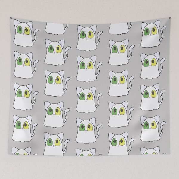 Item preview, Cute Kitty Ghost designed and sold by Cutest-Raccoon.