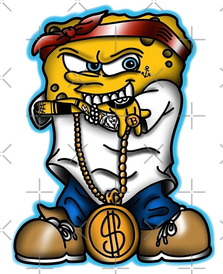 Gangster spongebob 2  iPad Case & Skin for Sale by KrisLouDes