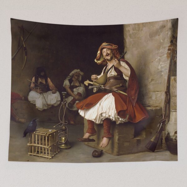 Item preview, Basibozuk Singing by Gerome designed and sold by academic-art.