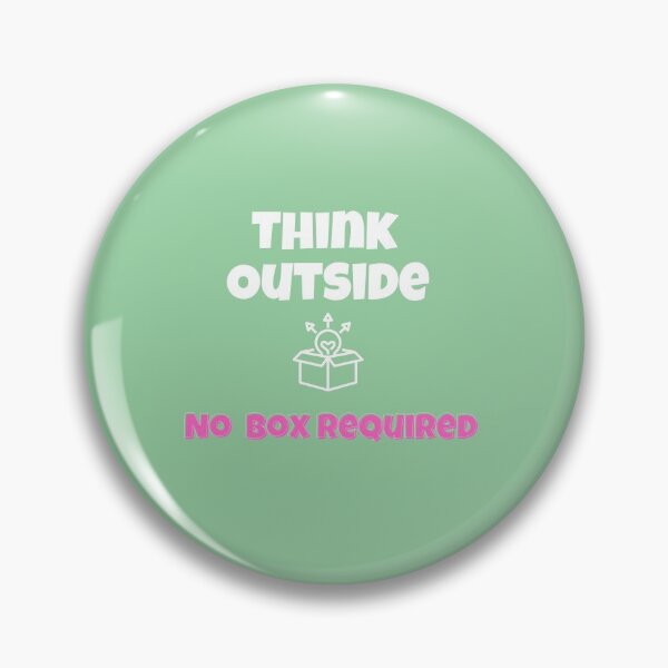 Item preview, Think Outside, No Box Required designed and sold by ABcreating.