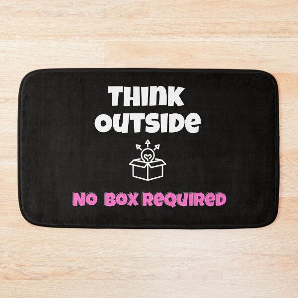 Item preview, Think Outside, No Box Required designed and sold by ABcreating.