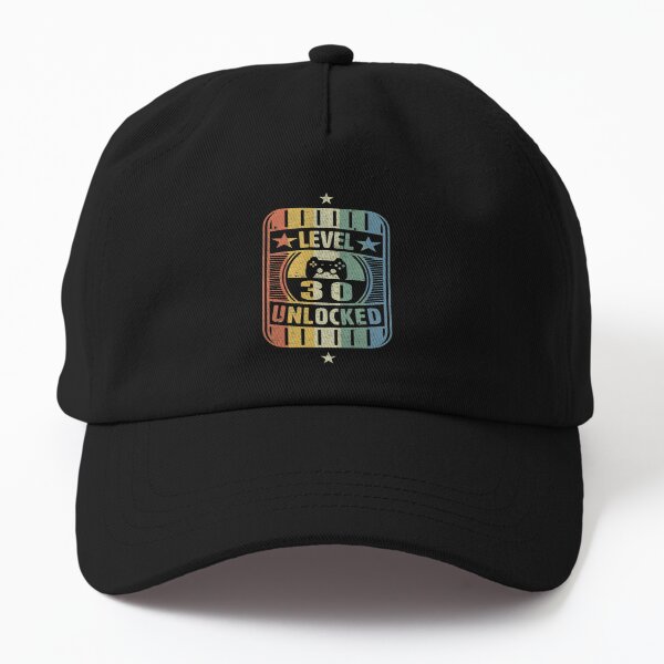 Level 30 Unlocked 30th Birthday Video Gamer Gift Cap By Gamerss4life Redbubble