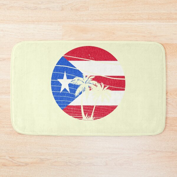 Item preview, Vintage style Puerto Rican Flag Retro Sunset Palm Tree designed and sold by ETIndustries.
