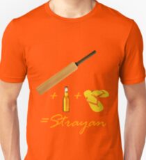 Cricket + Beer + Thongs = Strayan Unisex T-Shirt