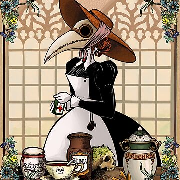 Artwork thumbnail, Plague nurse by Holly Pierson