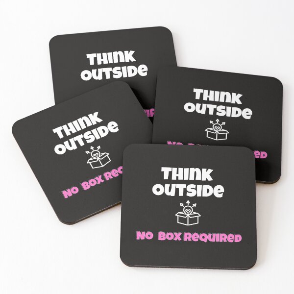 Item preview, Think Outside, No Box Required designed and sold by ABcreating.