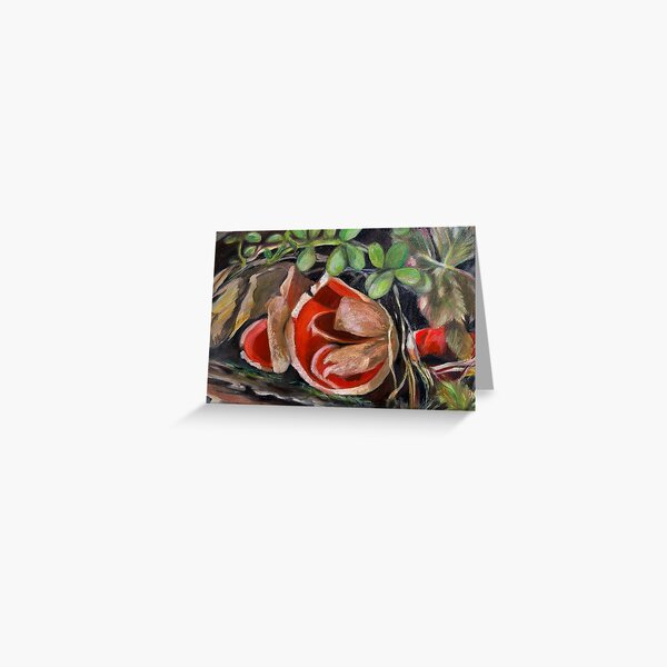Scarlet Elf Cup Greeting Card