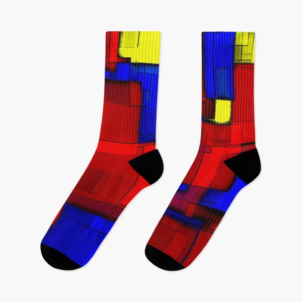 Item preview, Bold Red and Blue Geometric  designed and sold by FreedomUniverse.