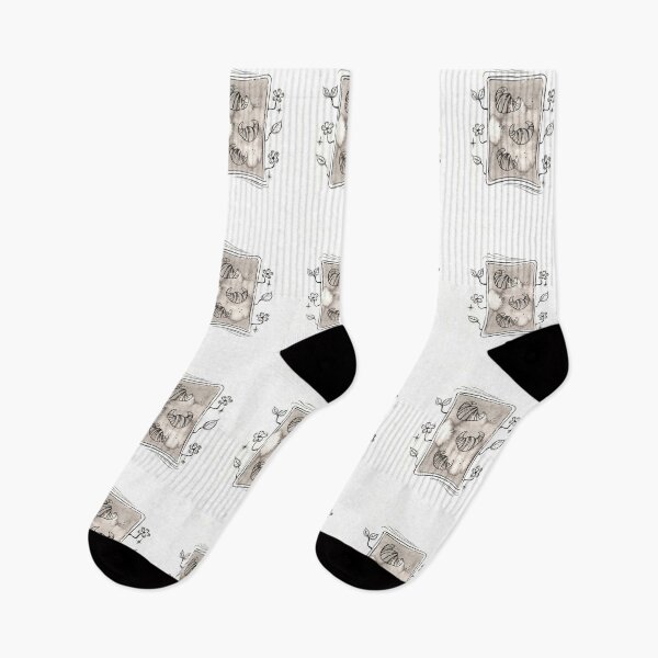 Item preview, Floral Croissant - Monotone designed and sold by Molly-Lenore.