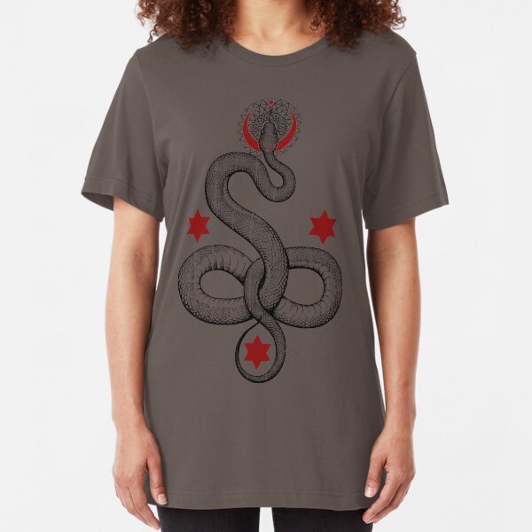 SERPENTINE BLACK Slim Fit T-Shirt