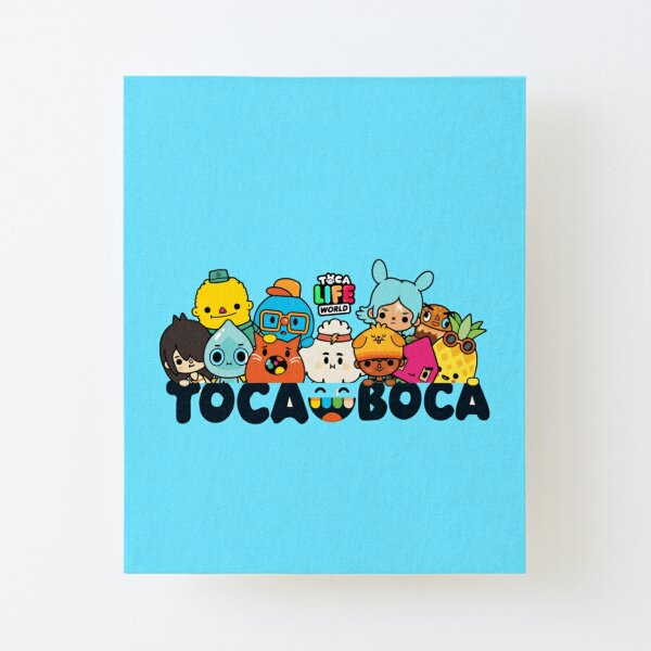 toca boca and gacha life Mounted Print for Sale by kader011