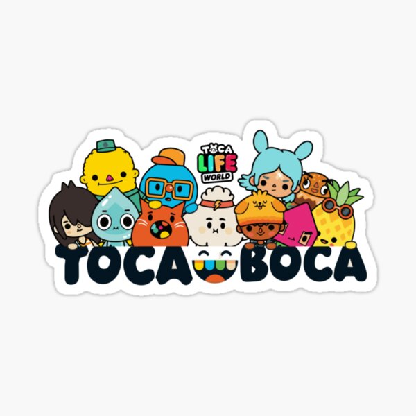 toca boca anime Sticker for Sale by kader011