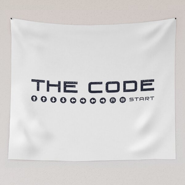 Item preview, The Konami Code, Legendary Classic Retro Gaming Cheat Code. designed and sold by REDPRINT Studio.