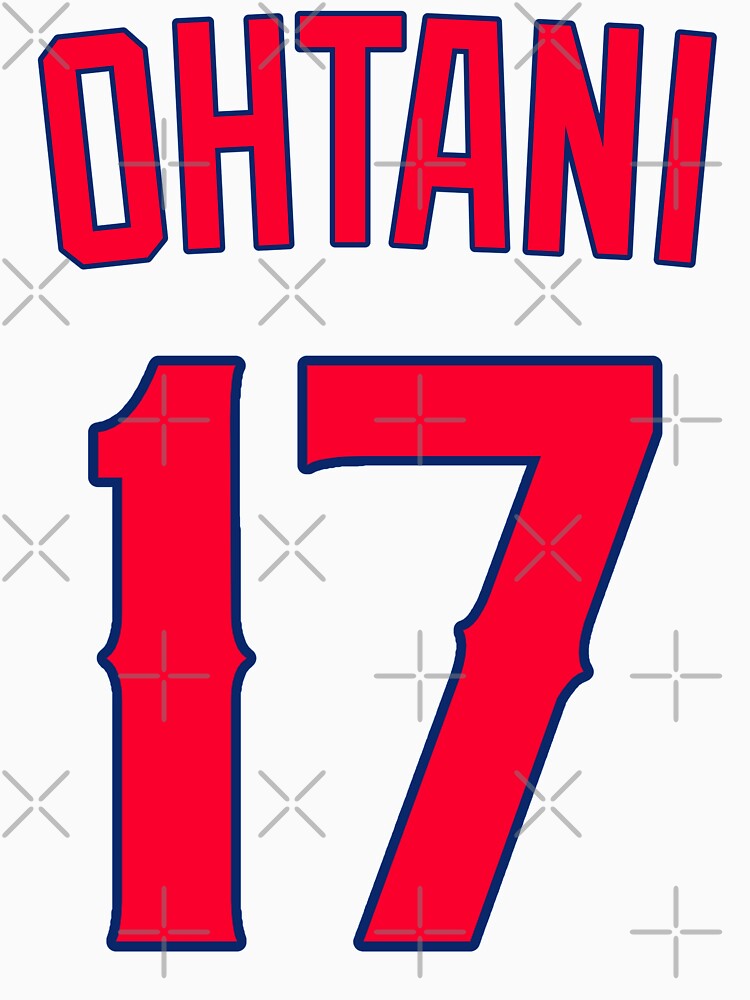 OHTANI 17 for Red Base Active T-Shirt for Sale by DAEWI PARK