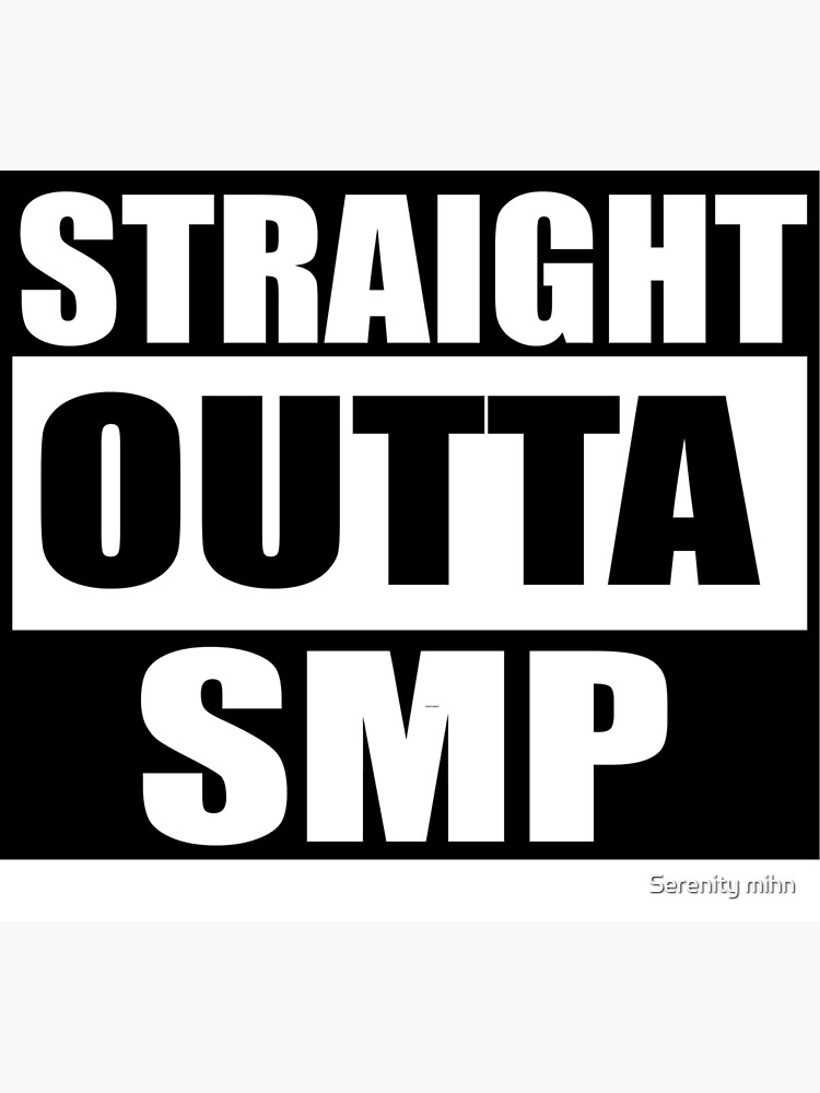 Straight Outta Smpdream Smp Art Print For Sale By Manila123 Redbubble