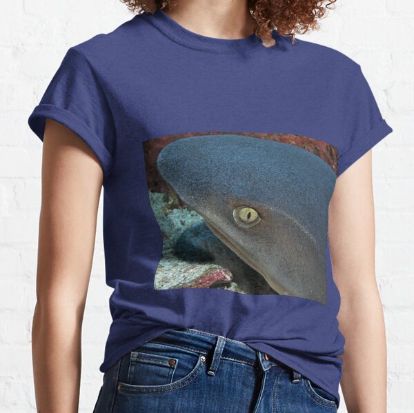 The Eye of a White Tip Reef Shark Classic T-Shirt