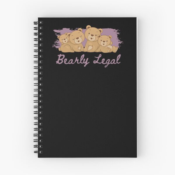 Item preview, Bearly Legal designed and sold by MenMakeSammichs.