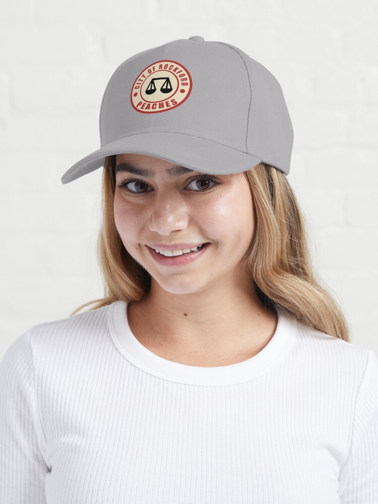  MyPartyShirt Rockford Peaches Baseball Cap A League of Their  Own Costume Hat Hinson Dugan Red : Clothing, Shoes & Jewelry