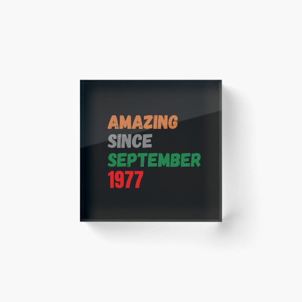 Item preview, amazing since september 1977 designed and sold by melshirt-shop.