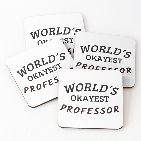Item preview, World's okayest professor designed and sold by LYNNEAPUGH.