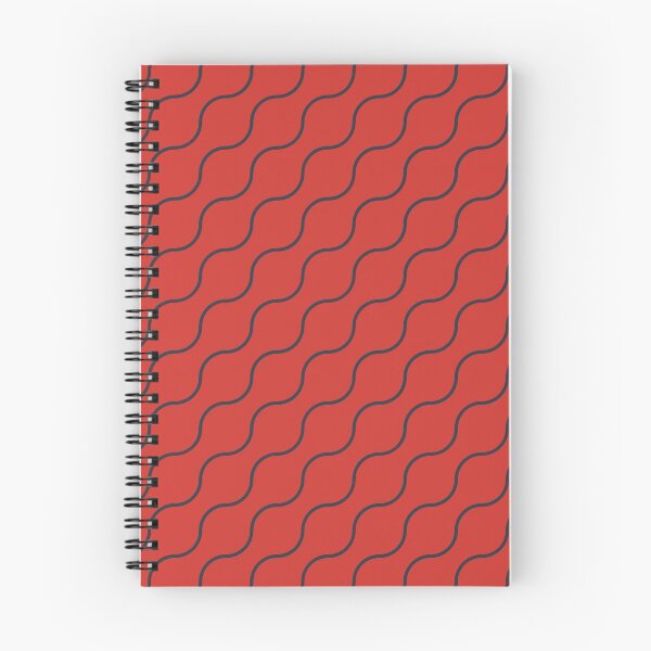 Item preview, Curving Line Pattern on Red designed and sold by KeksWorkroom.