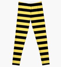 Me Before You - Black and Yellow Stripes Leggings