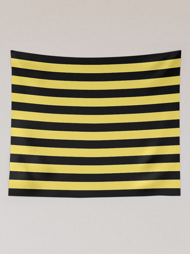 Black and yellow discount tapestry