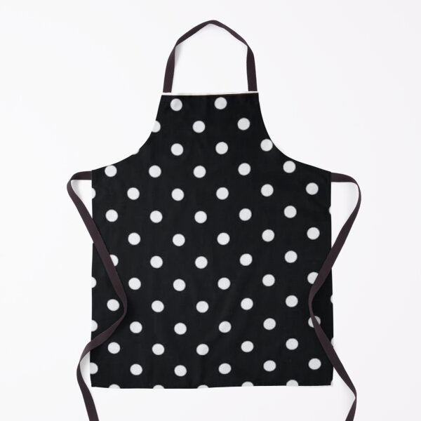 Item preview, White Poka Dots Black Background designed and sold by RBDESIGN SHOP.
