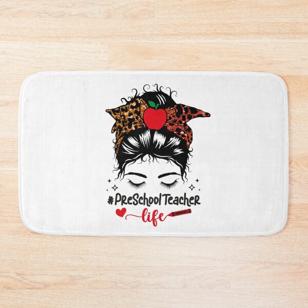 Item preview, Pre School Teacher Life, Messy bun. designed and sold by ShutterKapan.