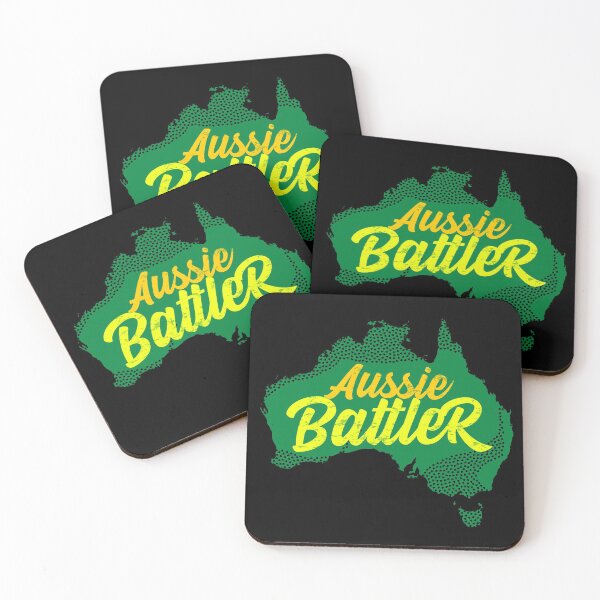 Item preview, AUSTRALIA AUSSIE BATTLER GREEN designed and sold by Madjack Tees Kiwi SuperStore.