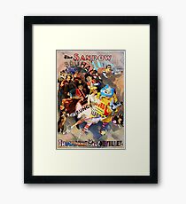 The Sandow Bauhaus Trocadero Vaudevilles. Framed Print