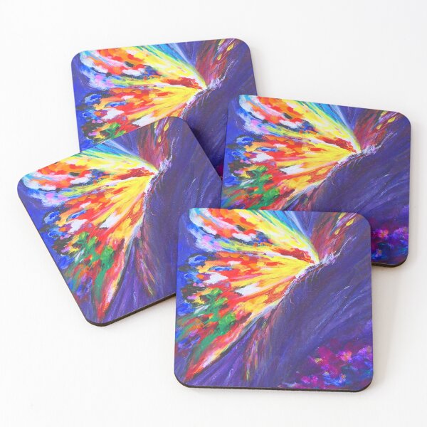 Item preview, Colourful painted Butterfly, joyful butterfly designed and sold by Goldstarwork.