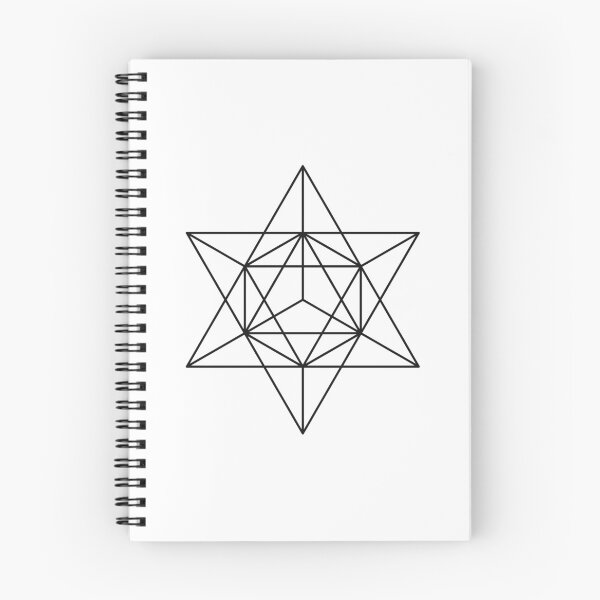 Item preview, Sacred Geometry Star Tetrahedron Merkaba Black designed and sold by Morgan Obendorfer.