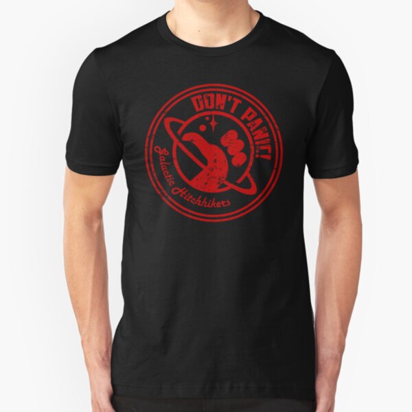 Galactic Hitchhikers Logo Slim Fit T-Shirt