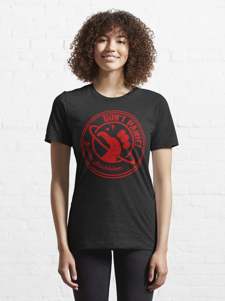 Alternate view of Galactic Hitchhikers Logo Essential T-Shirt