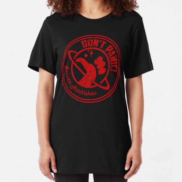 Galactic Hitchhikers Logo Slim Fit T-Shirt
