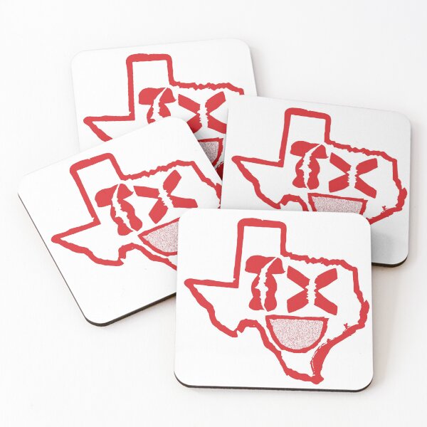 Item preview, Grunge Heads Texas Smiling Face designed and sold by pelagio.