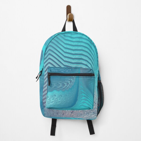 Item preview, Dreamy Aqua and Gray Fibonacci Ocean Inspired Pattern designed and sold by SeaChangeDesign.