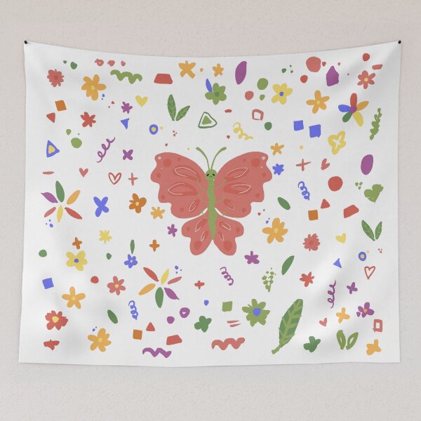 Item preview, Fun butterfly shapes design  designed and sold by mjalred.