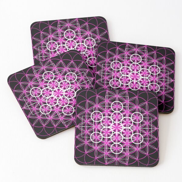 Item preview, Sacred Geometry Fruit of Life Matrix Pink designed and sold by Morgan Obendorfer.