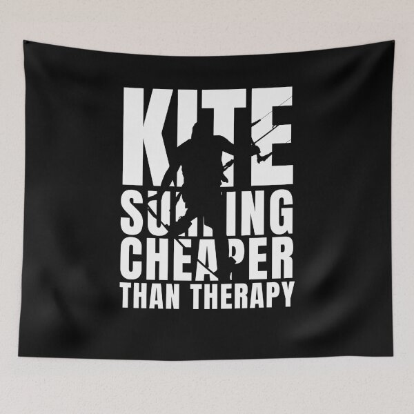 Item preview, Kite Surfing Cheaper Than Therapy designed and sold by Crafty-Mornings.