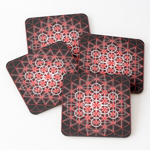 Item preview, Sacred Geometry Fruit of Life Matrix Red designed and sold by Morgan Obendorfer.