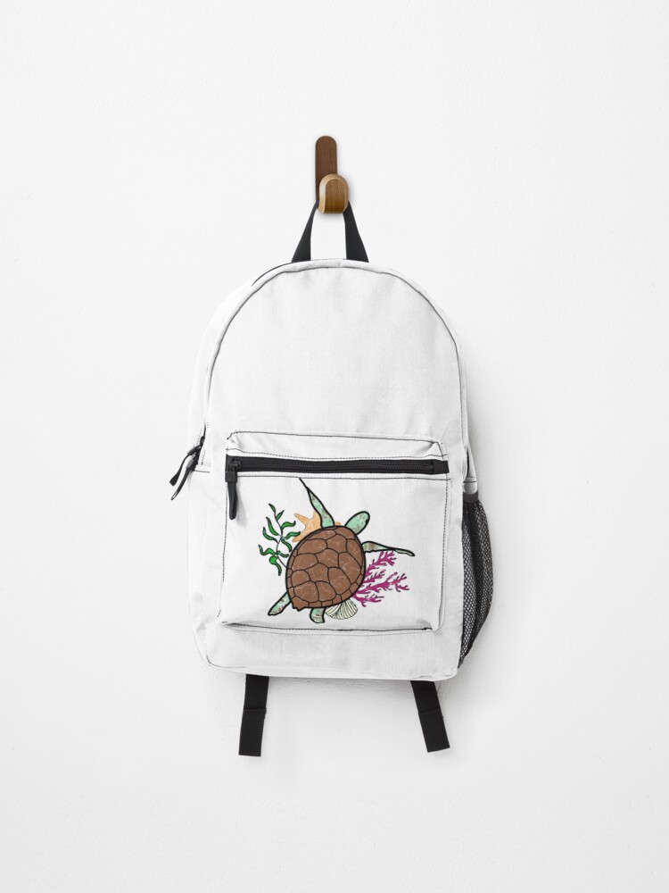 Thumbnail 1 of 3, Backpack, Turtle Turtle designed and sold by Uglees.