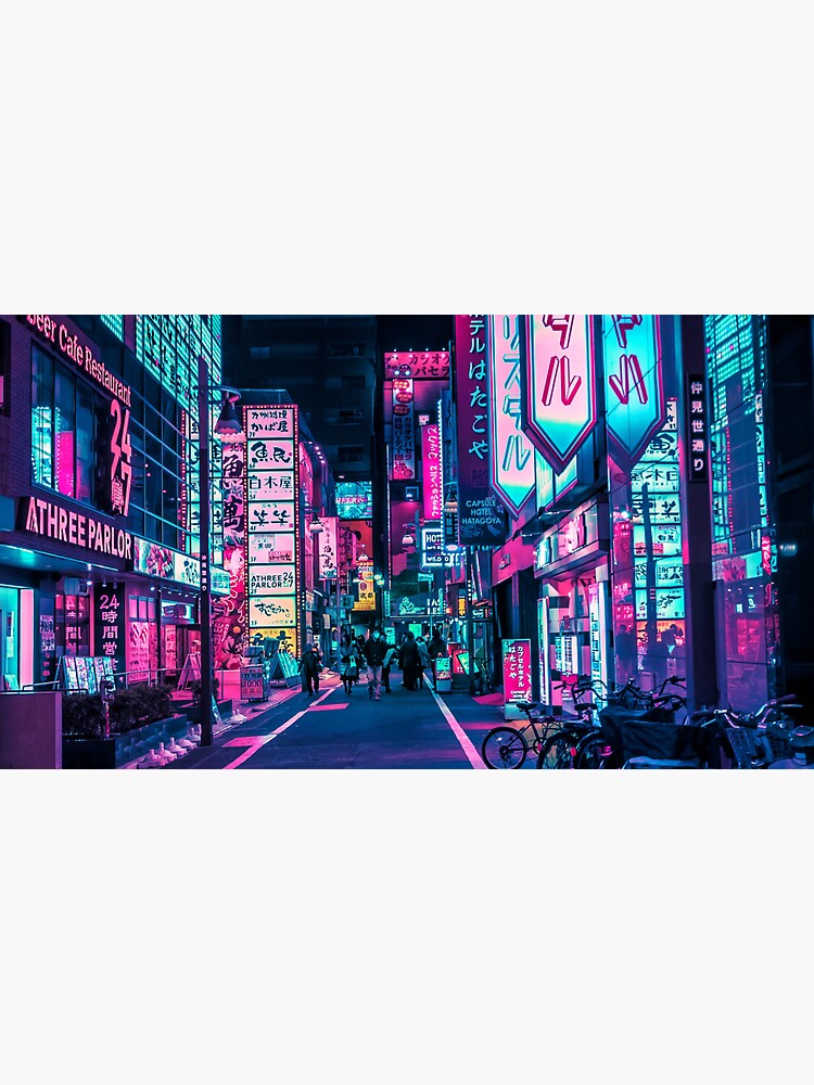 Thumbnail 6 of 6, Bucket Hat, Tokyo - A Neon Wonderland designed and sold by HimanshiShah.